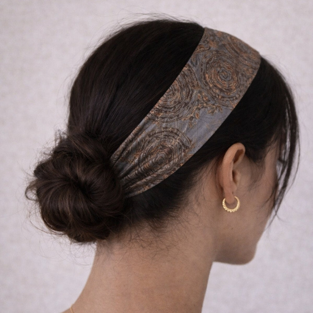 Versace Desenli Saten Fular