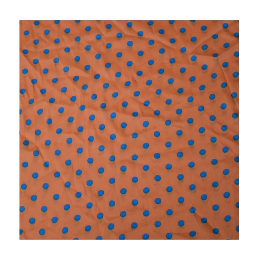 Puantiyeli Fular Turuncu