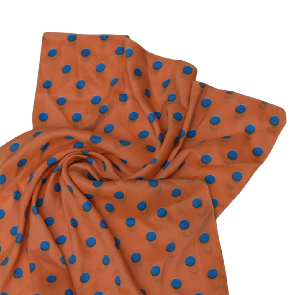 Puantiyeli Fular Turuncu