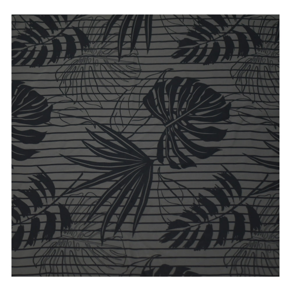 Çizgi Desenli Koyu Yeşil Fular