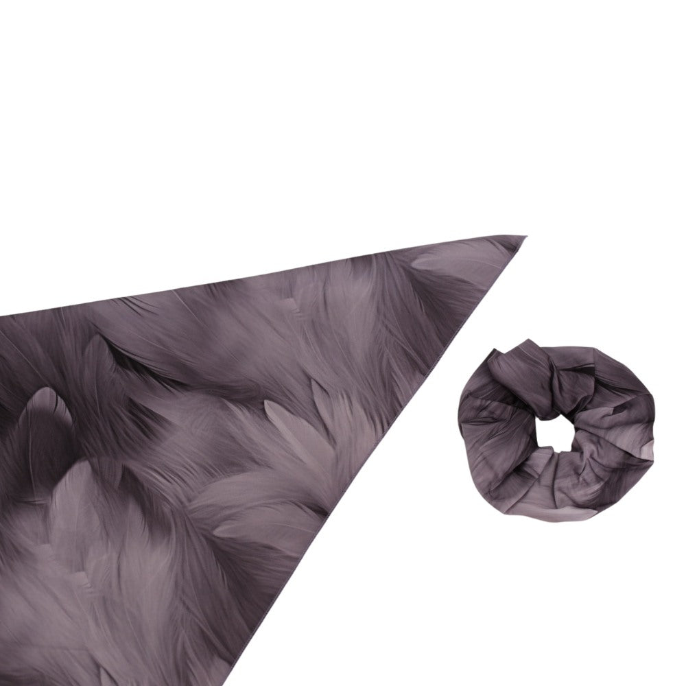 Mor Geçişli Saten Toka