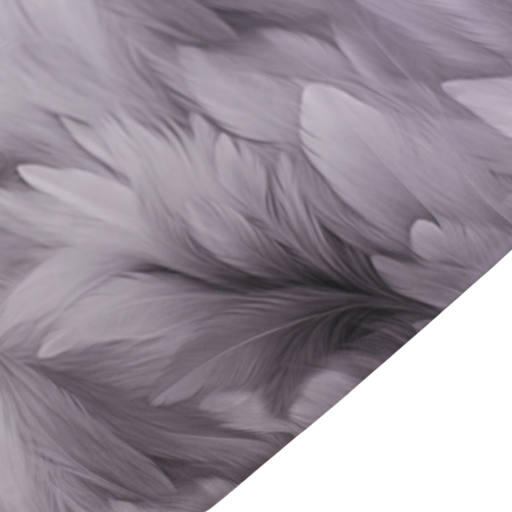 Mor Geçişli Saten Fular